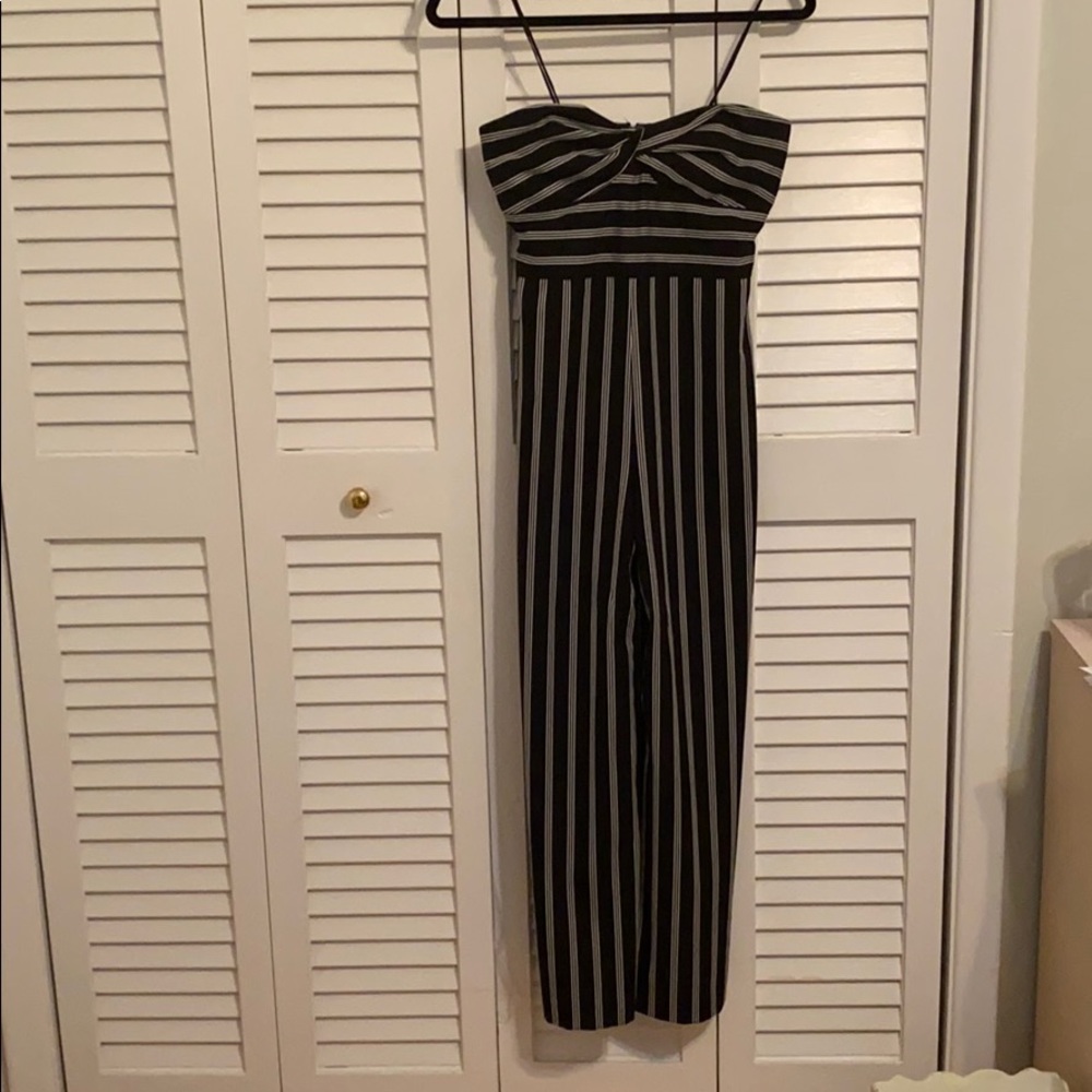 Veronica beard strapless jumpsuit